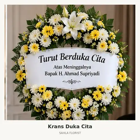 Krans Bunga Duka Paskal Bandung